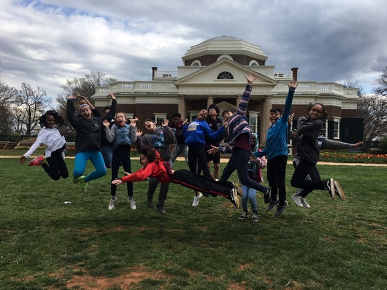 sixth graders at monticello