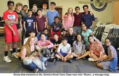 Rocky Run Students with Nikita