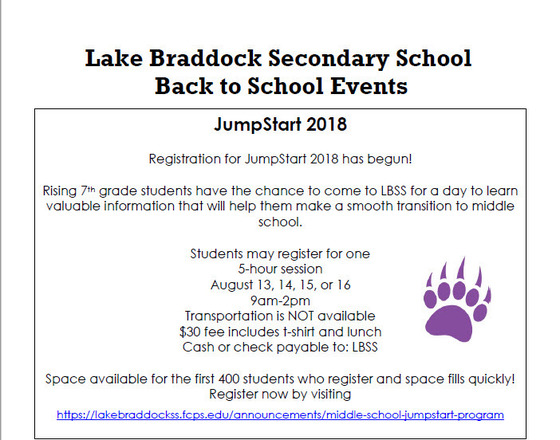 Jumpstart Information