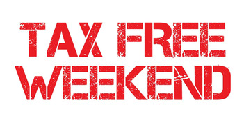 words- Tax Free Weekend