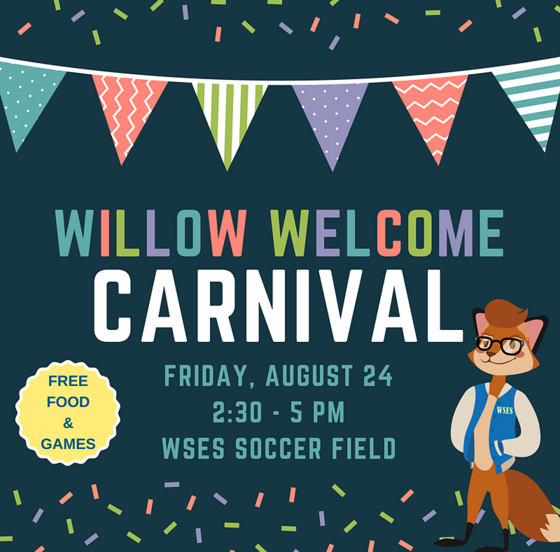 Willow Welcome Carnival Flyer