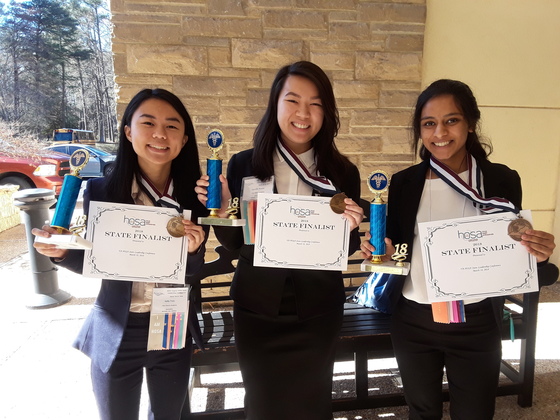 HOSA student winners