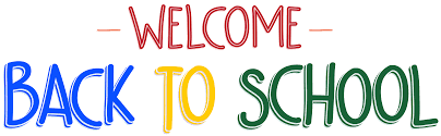 Welcome back to school logo