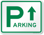 Parking sign