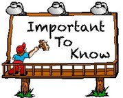 Important to know