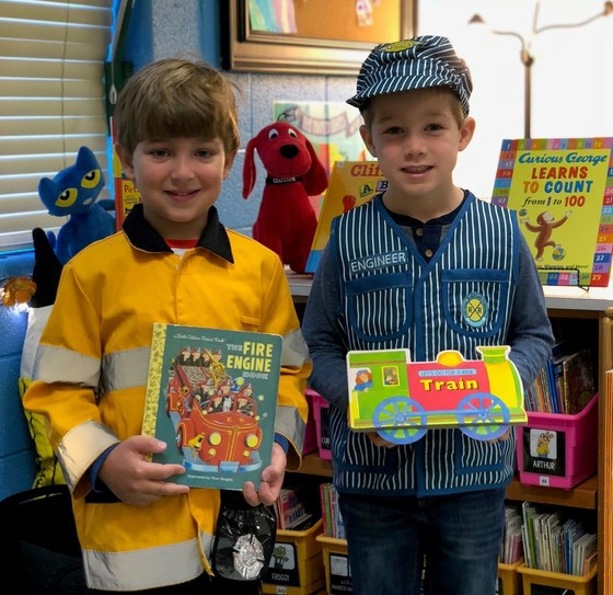 Kindergarteners in costume