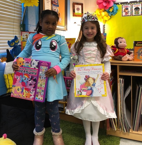 Kindergarteners in costume