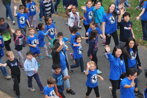 students walk for the homeless
