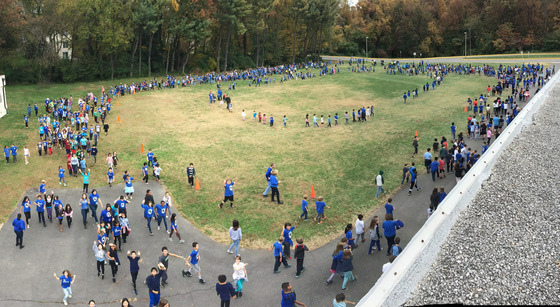 mustangs walk for the homeless