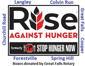 Langley Rise Against Hunger logo