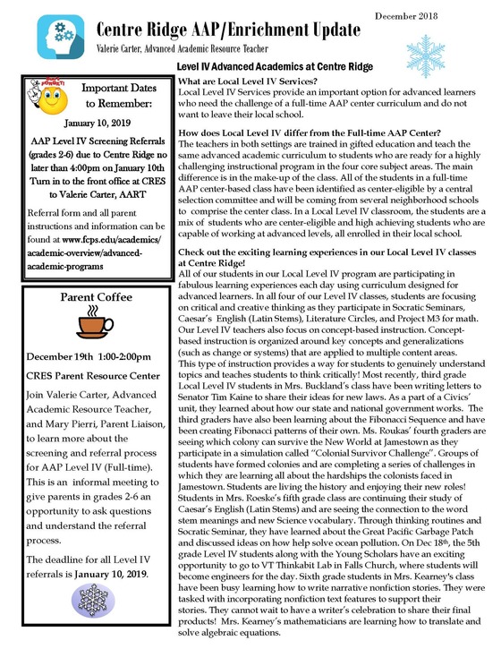 AAP Newsletter - Dec.