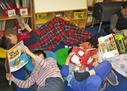 Students reading