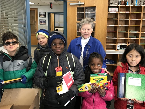 Thanks to the Clifton Women’s club for your donation of school supplies.