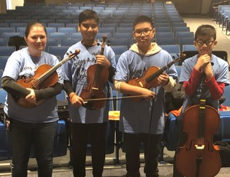 Students participated in first annual centreville high school stringapalooza