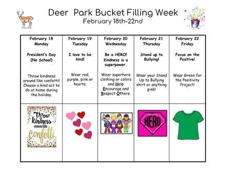 bucket filling week