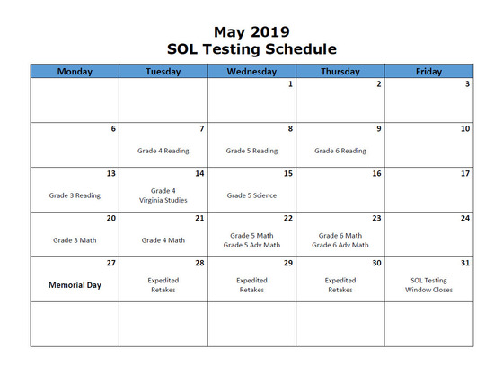 SOL schedule
