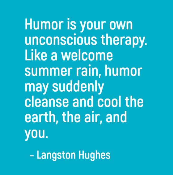 Langston Hughes quote about humor