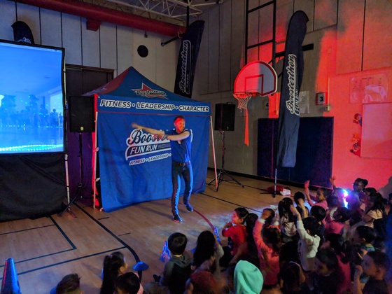 Picture of boosterthon pep rally