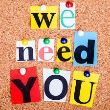 We need you 
