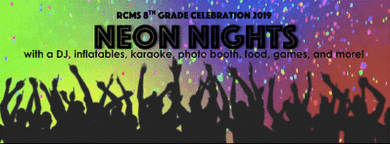 8th Grade Neon Nights Celebration