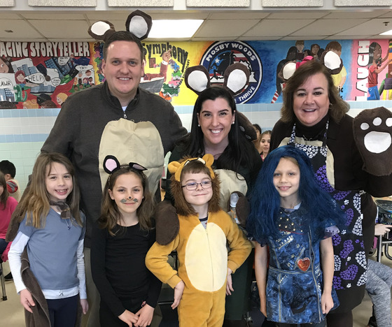 dressed up for read across america