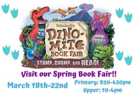 dino spring book fair