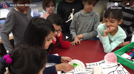 Screen cap of second grade students in a science lesson