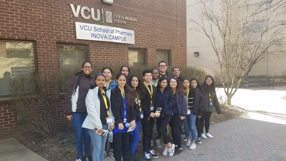 Picture of Pharmacy students at VCU Pharmacy School