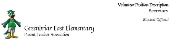 PTA Secretary
