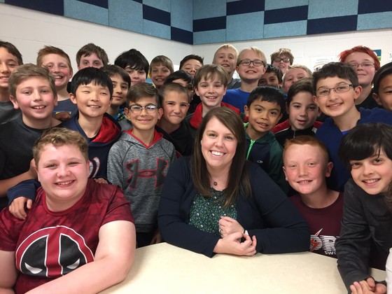 Mrs. Harper and Students