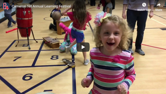 Still photo for learning festival youtube video.