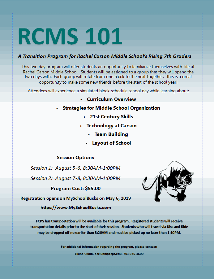 RCMS 101 Summer Program
