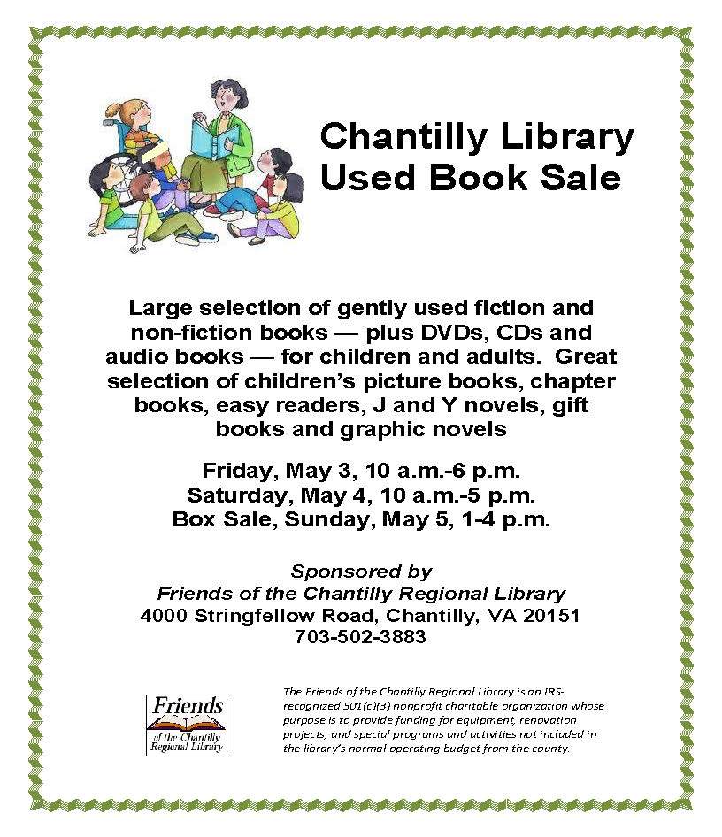 Chantilly Book Sale