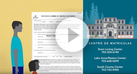 El proceso para matricular a su hijo en las escuelas de FCPS