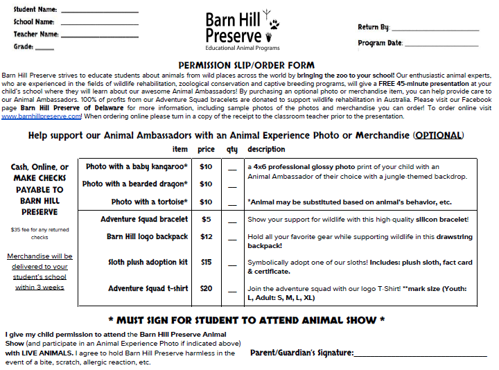 Permission Slip