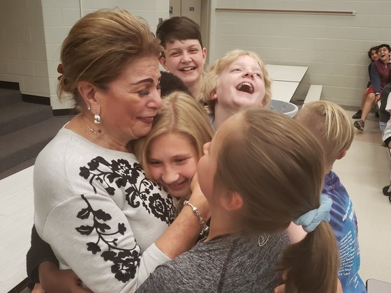 FCPS Cares Award to Miss Baste