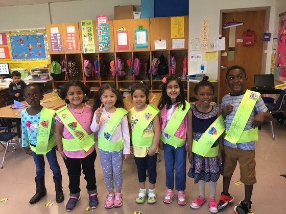 Photo of head start students in their patrol belts