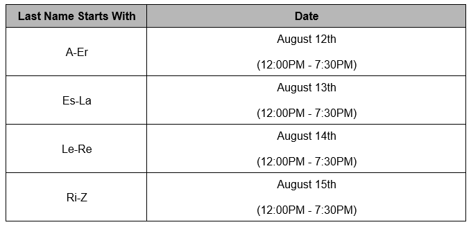 FCPSOn Distribution Dates