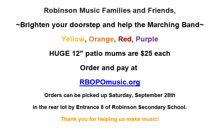 Robinson Music Families and Friends