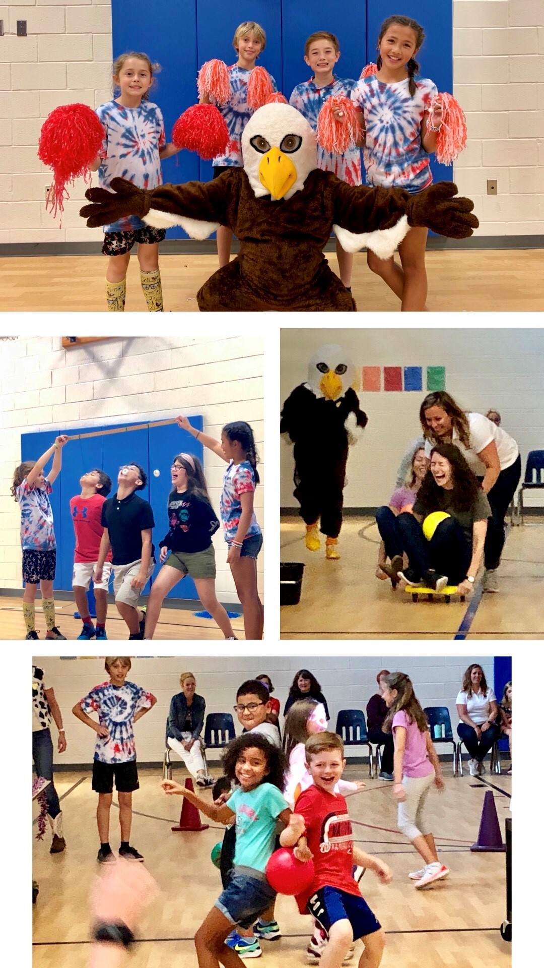 A collage shows students participating in various fun activities alongside Clermont's mascot, Ernie the Eagle.
