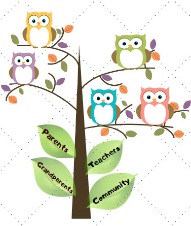 PTA Meeting Owl graphic