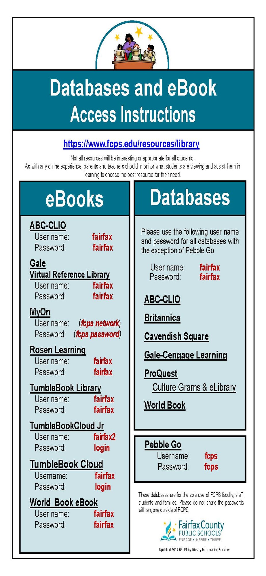 databases and ebooks