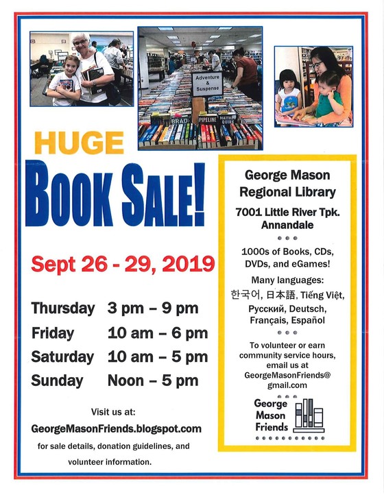 George Mason Regional Library Book Sale