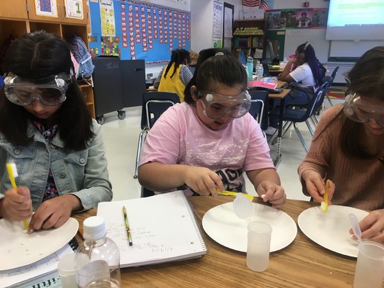 Photo of 5th grade science lab