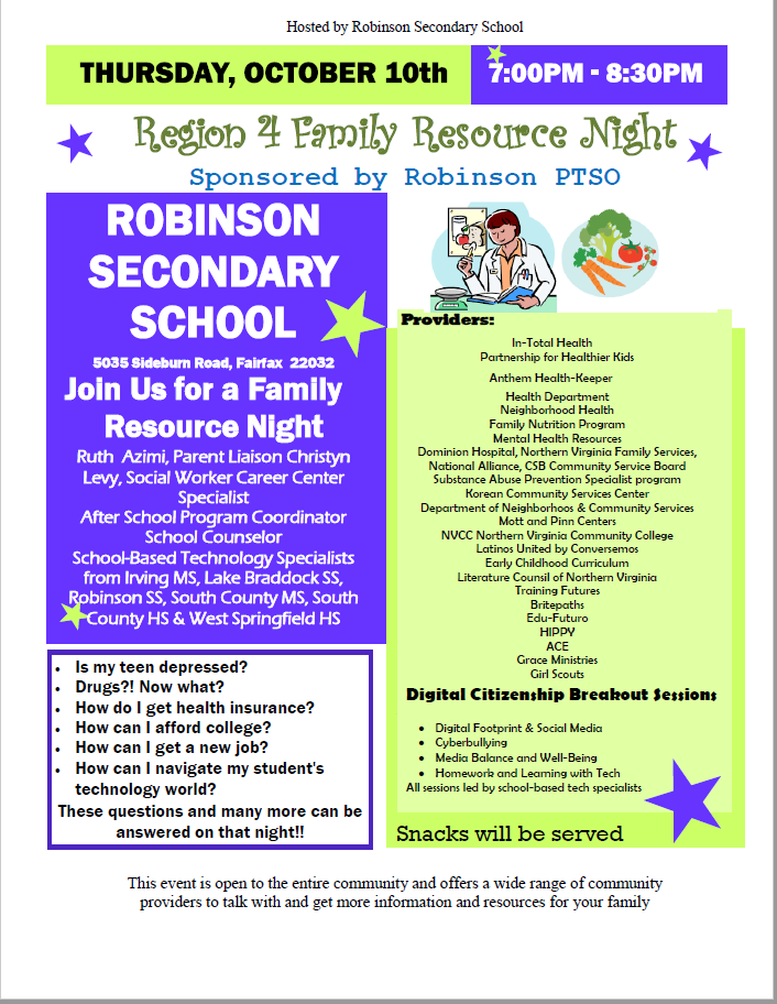 Family Resource Fair Oct