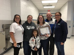 photo of the cares teacher of the month