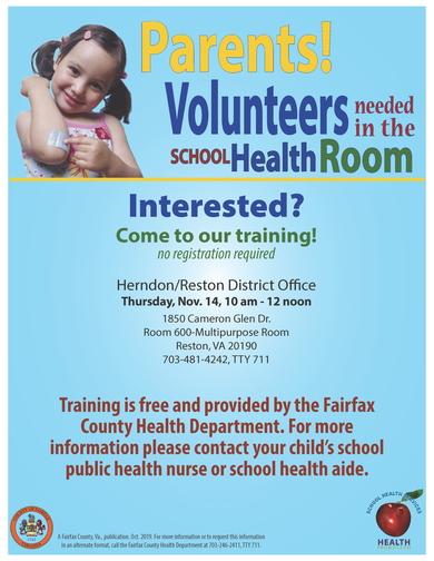 Health Room Volunteers 