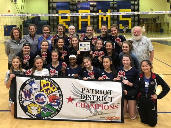 Volleyball Patriot District Champions