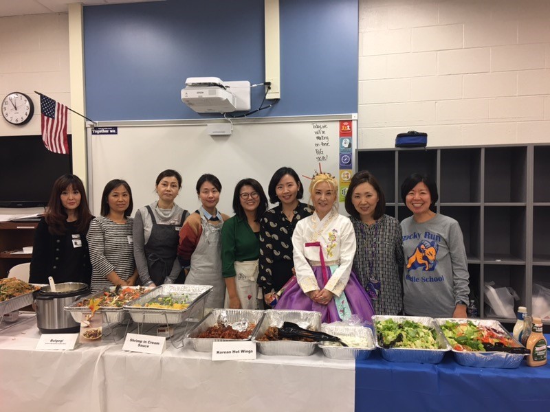 Korean Parents provided a luncheon to our staff