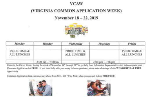 VA Common App Week